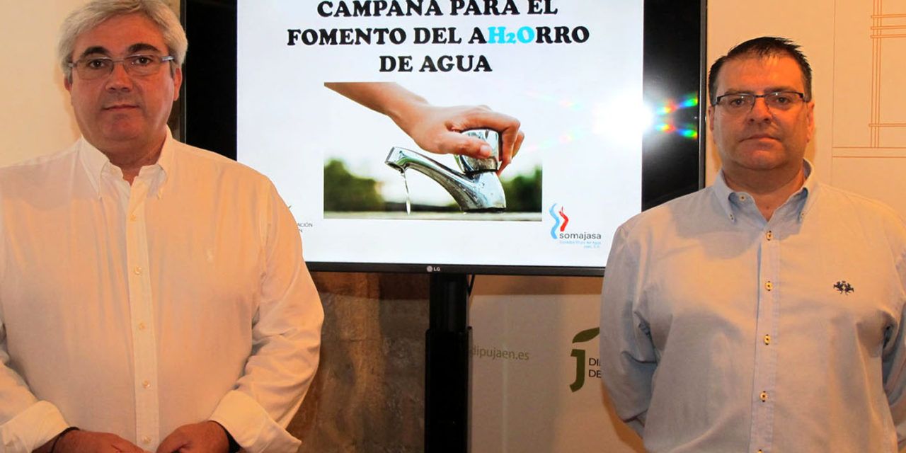 Diputación y Somajasa “llaman” al ahorro de agua con una campaña de concienciación que llegará a 300.000 jiennenses