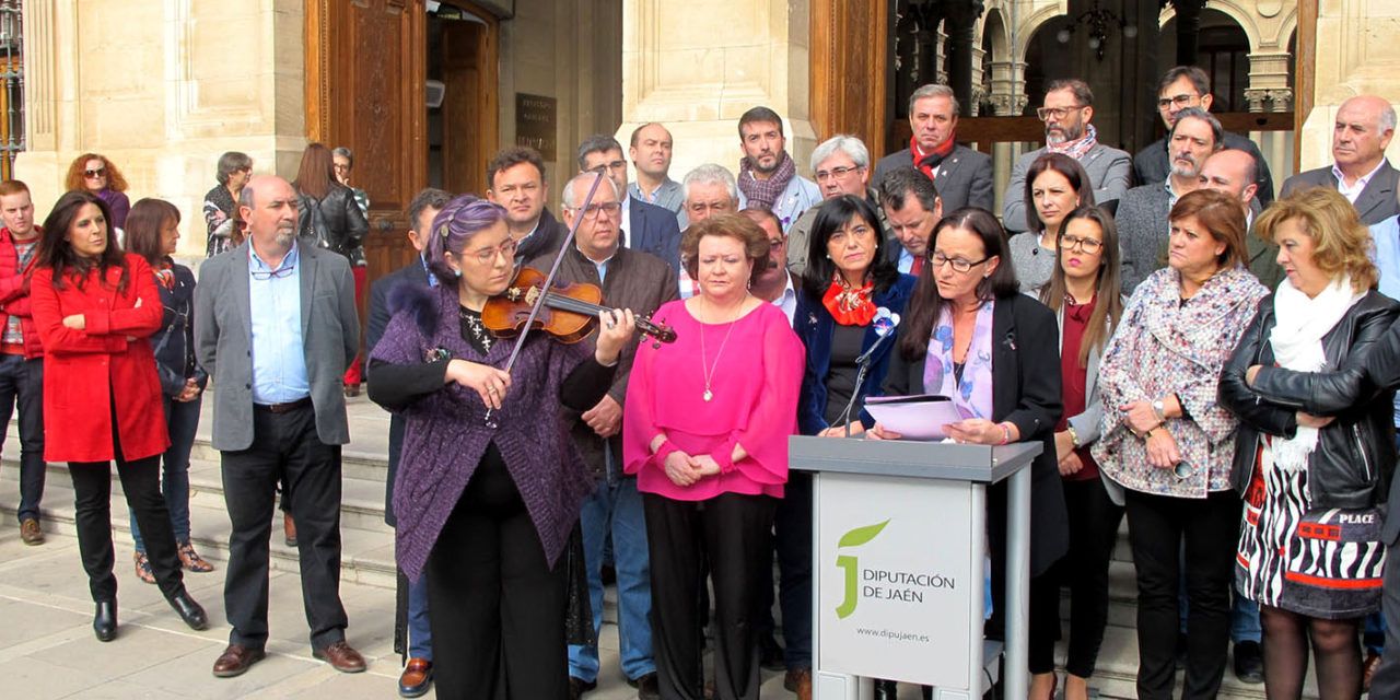 La Diputación de Jaén lanza un grito contra la violencia hacia las mujeres ¡Basta!