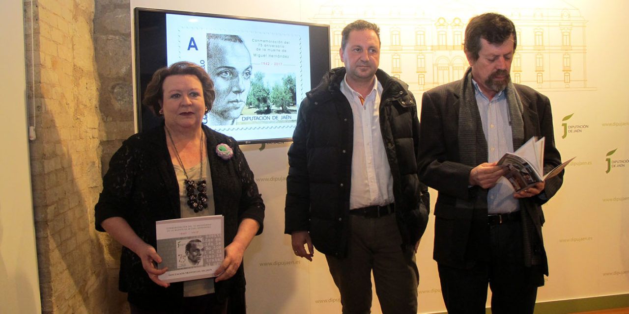 Diputación edita cuatrocientos sellos conmemorativos del 75 aniversario de la muerte de Miguel Hernández