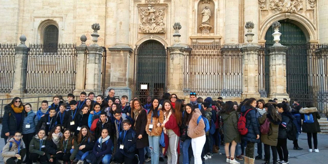 500 escolares de 18 puntos de España e Irlanda visitan Jaén