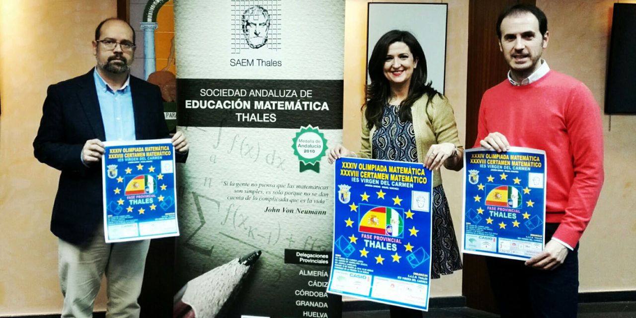 Educación presenta la XXXIV Olimpiada Matemática  Saem Thales con la participación de 61 centros
