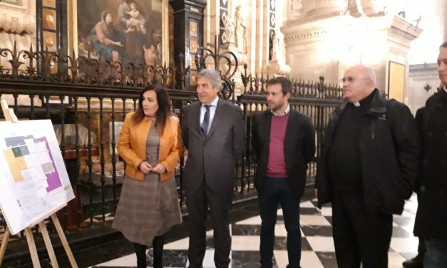 Las obras de la Catedral de Jaén implicarán la instalación de un toldo de grandes dimensiones