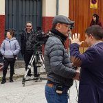 Reyes reivindica la provincia de Jaén como un gran plató de cine durante el rodaje de “La hija”, de Martín Cuenca