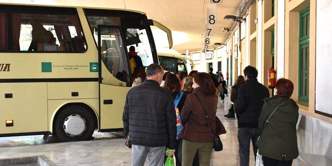 El número de viajeros del Consorcio de Transporte de Jaén crece un 9,5% en 2019