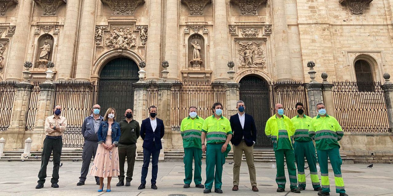 Jaén optimiza y dignifica el Centro Especial de Empleo con la incorporación a labores de Jardinería de 8 nuevos trabajadores, 6 de ellos personas con discapacidad