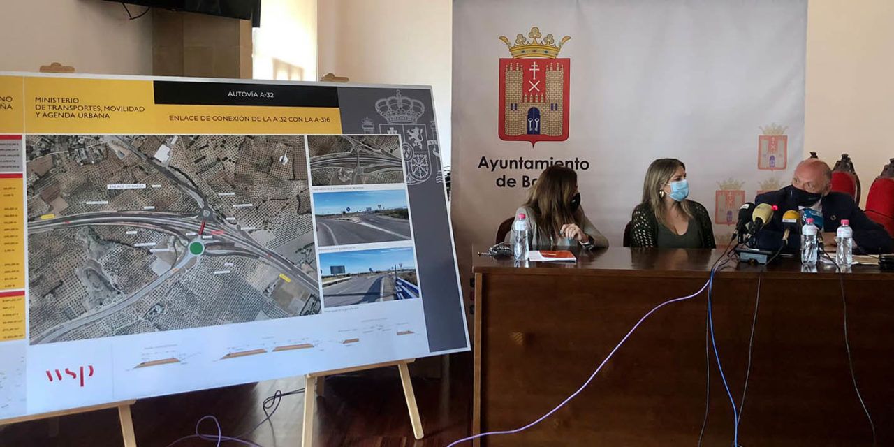 Mitma presenta el proyecto para remodelar el semienlace de la A-32 de acceso a Baeza