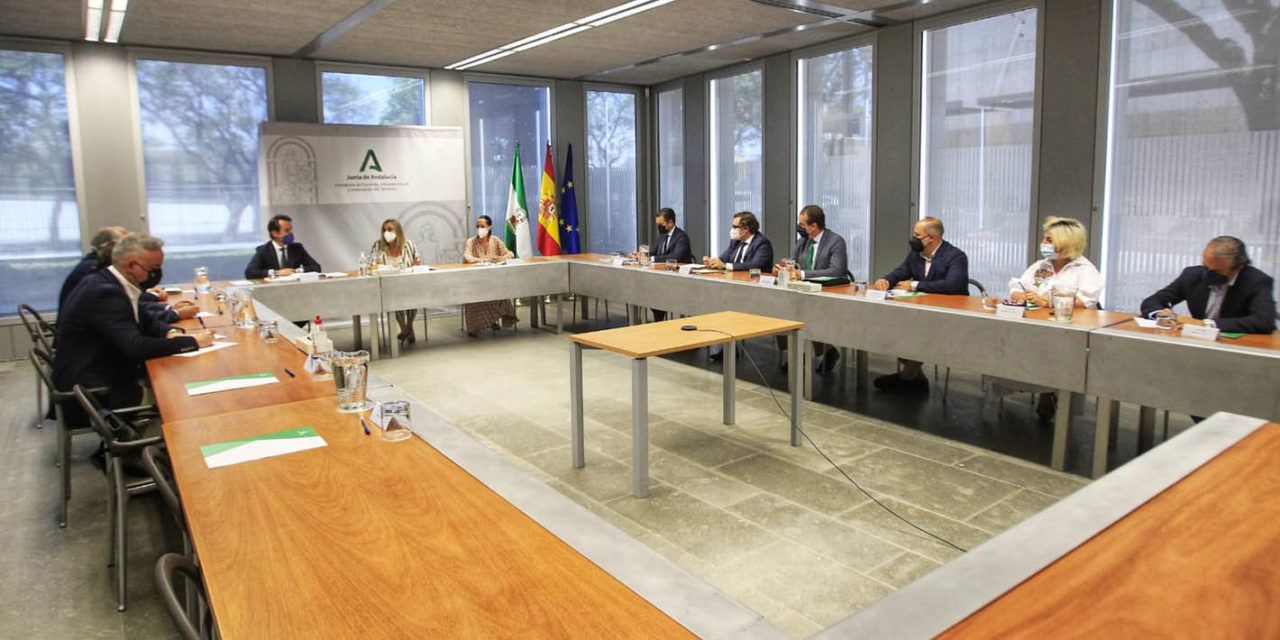 Marifrán Carazo ratifica ante colectivos de Jaén el “compromiso firme” de la Junta con el tranvía