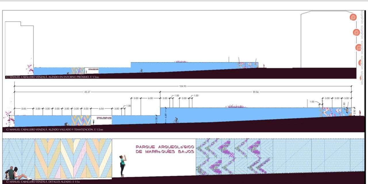 Sale a licitación las obras de ejecución del vallado artístico perimetral del futuro Parque Arqueológico de Marroquíes Bajos