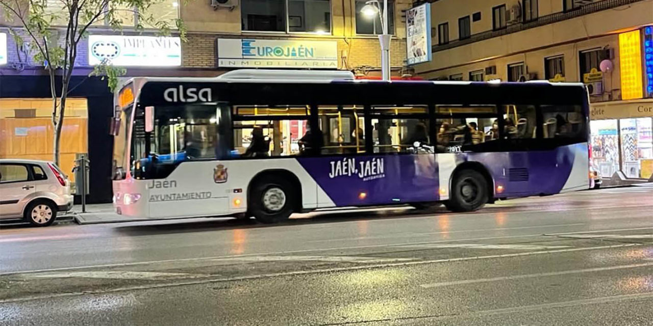 Jaén pone en marcha desde mañana jueves el bus búho nocturno