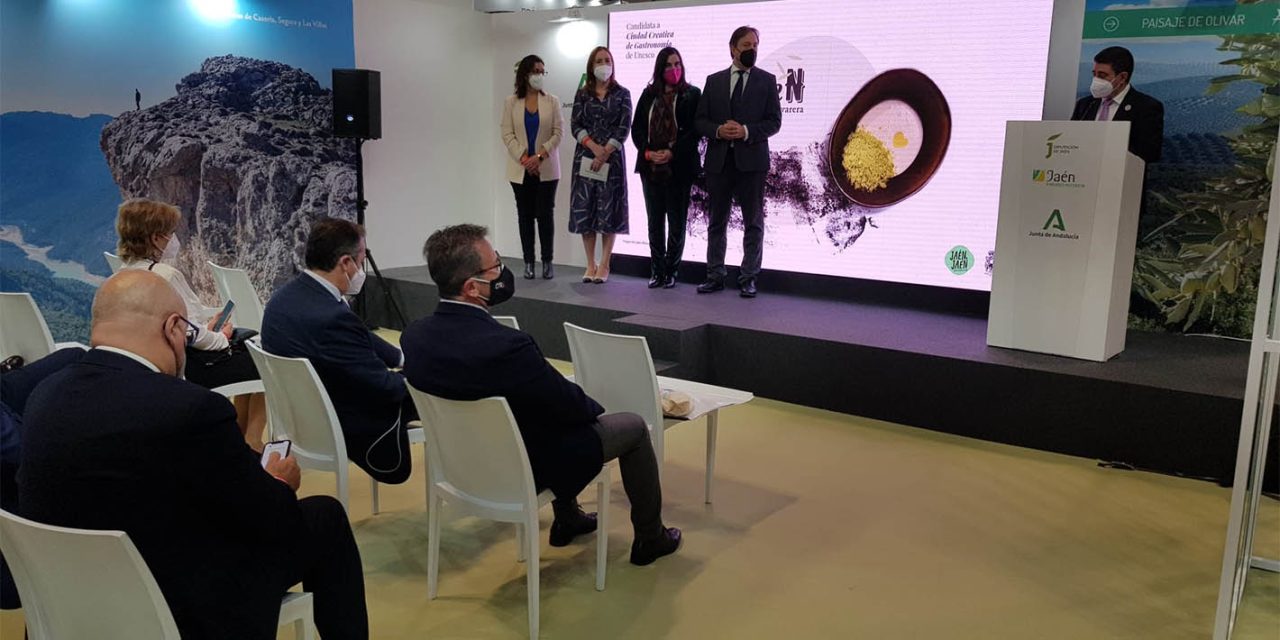 FITUR | Jaén presenta en Fitur su candidatura a ser Ciudad Creativa en Gastronomía de la UNESCO