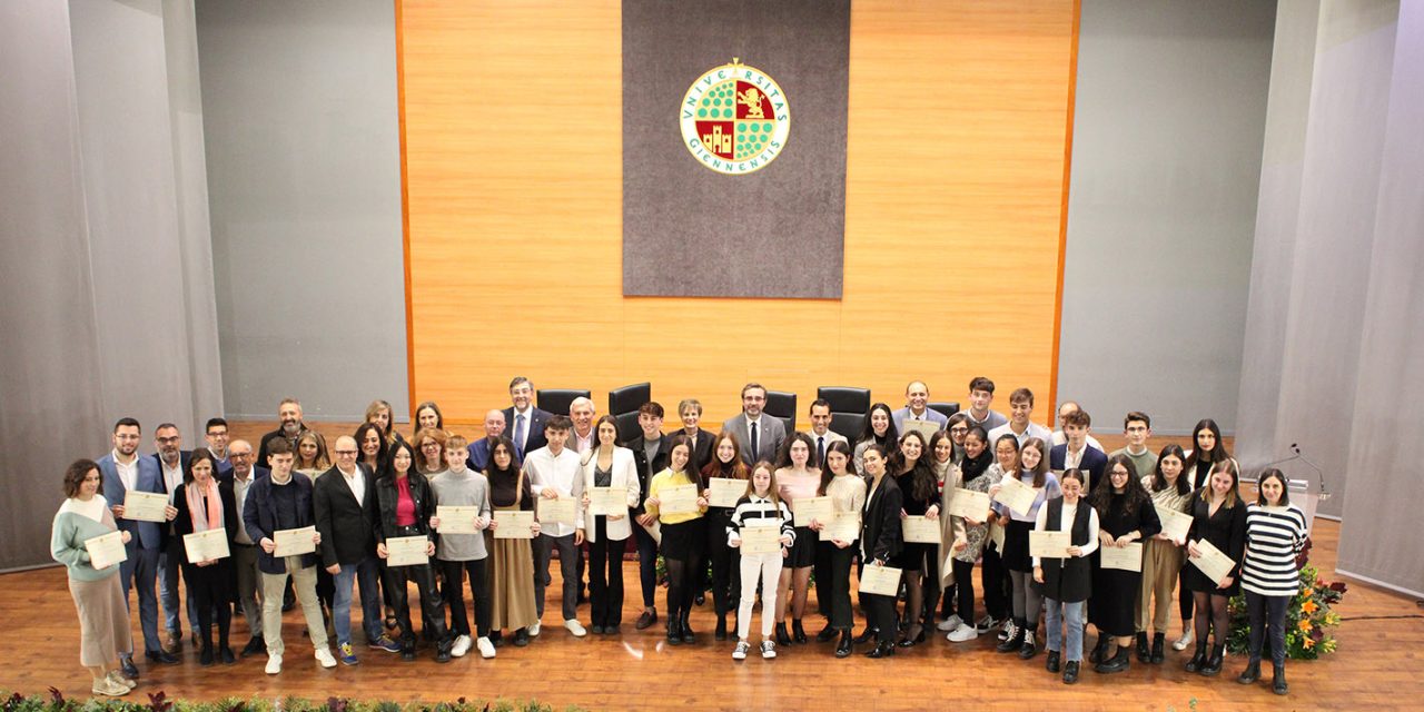 La UJA reconoce a los 30 estudiantes con las mejores calificaciones de admisión en el curso 2022-2023