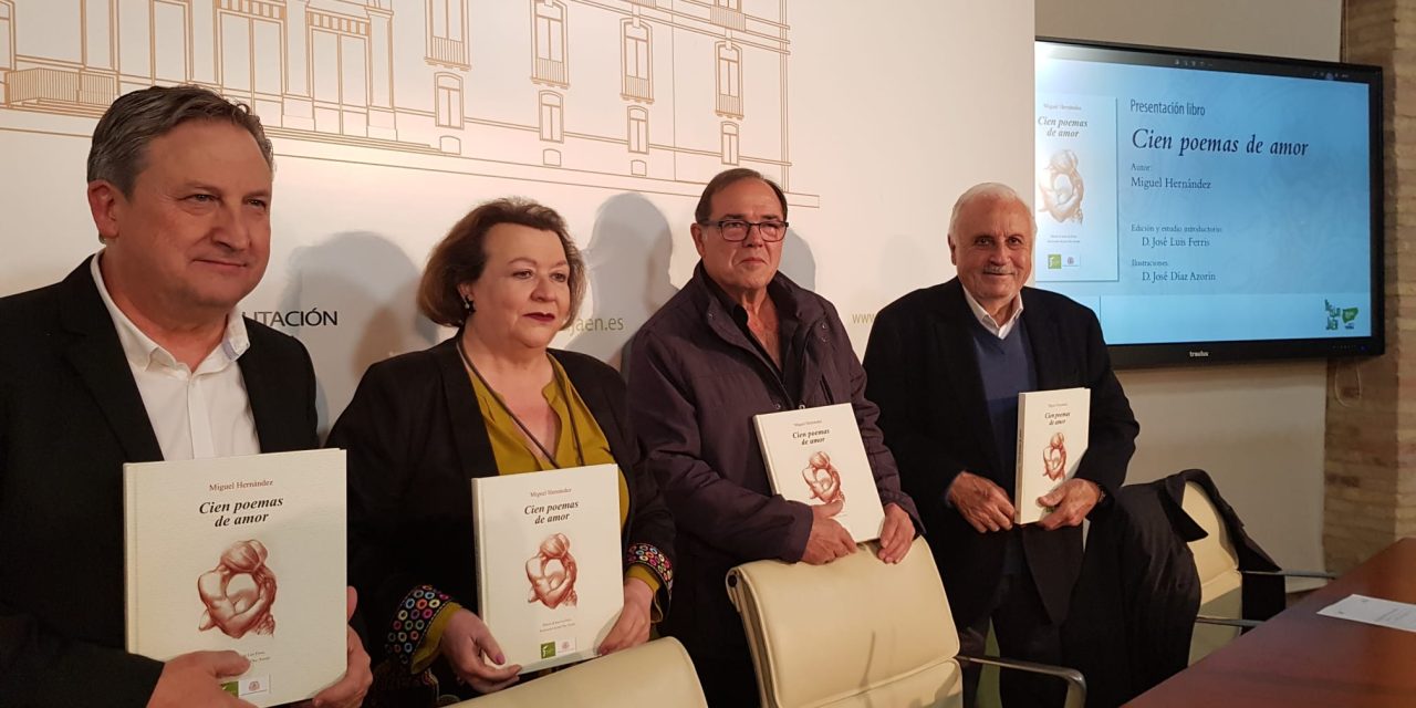 Un libro editado por el IEG de la Diputación reúne un centenar de poemas de amor de Miguel Hernández