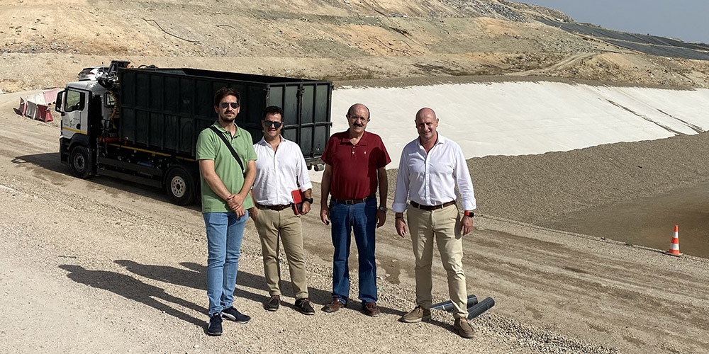 Diputación habilita un nuevo vaso de vertido en el Centro de Tratamiento de Residuos de Jaén-Sierra Sur