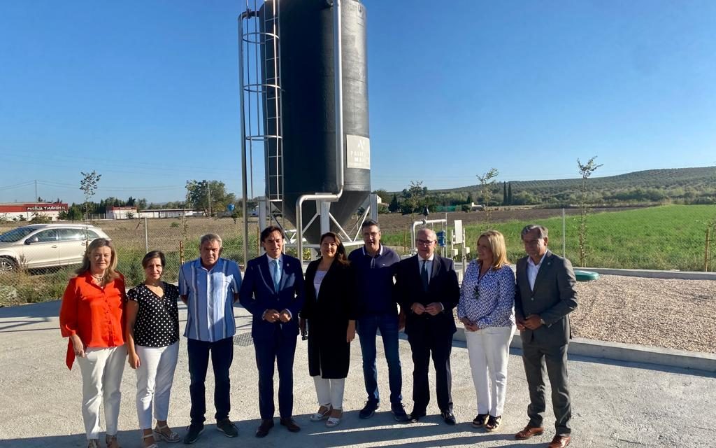 La consejera Carmen Crespo inaugura la EDAR de la barriada jiennense de Las Infantas