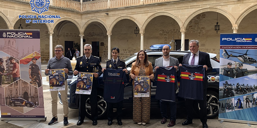 La Policía Nacional presenta en Úbeda la Primera Edición de la carrera solidaria “Ruta 091”