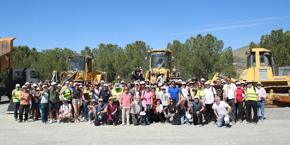 Celebrado Geolodía 2024 en Jaén con el itinerario ‘Tierra de colores, rocas industriales y aguas subterráneas’