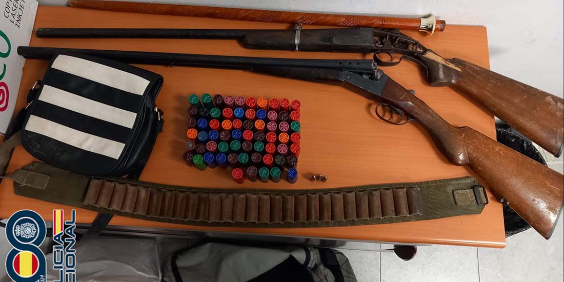 Detenidas en Jaén a siete personas por tenencia ilícita de armas, amenazas y resistencia y desobediencia