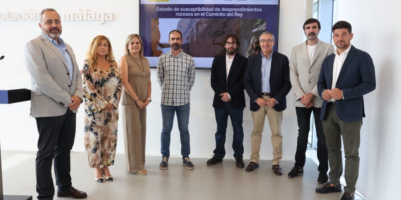 Investigadores de la UJA participan en un estudio pionero en la gestión de riesgos de desprendimientos en el Caminito del Rey (Málaga)
